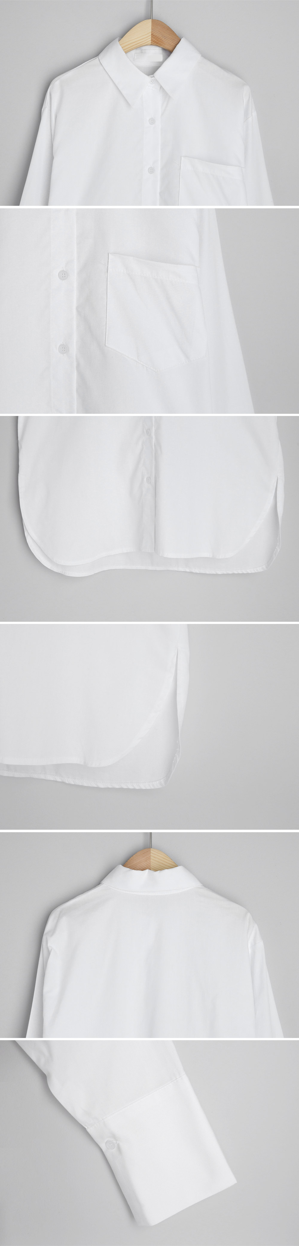 ホワイトポケットシャツ・全1色 | DHOLIC PLUS | 詳細画像12