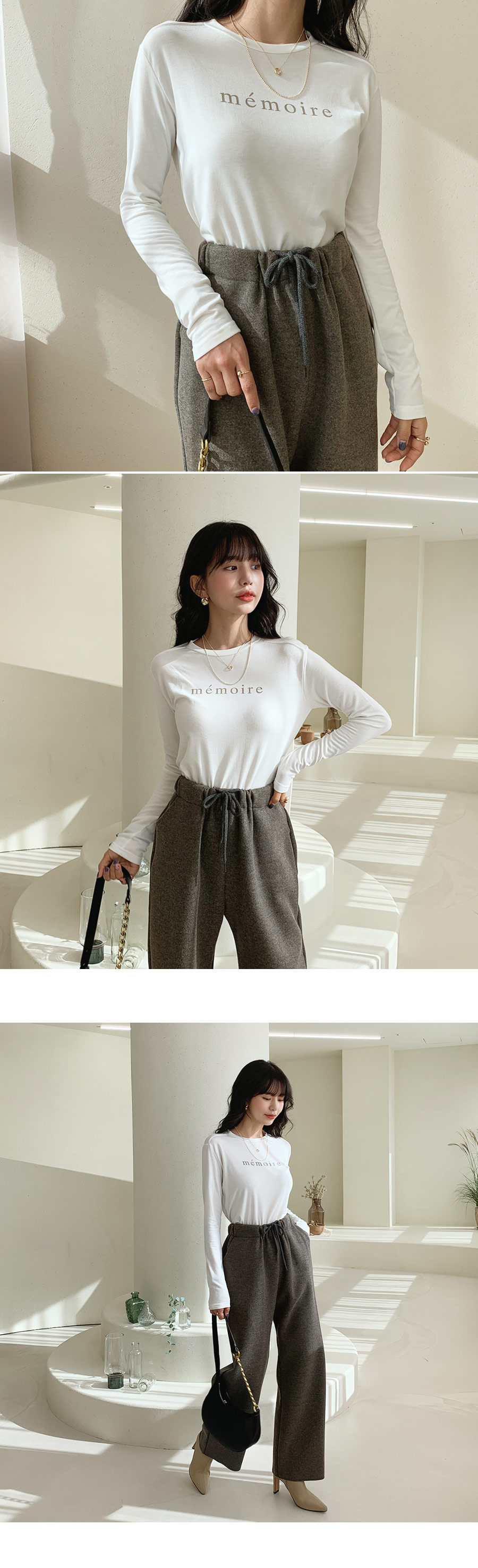 memorieラウンドTシャツ・全4色 | DHOLIC | 詳細画像6