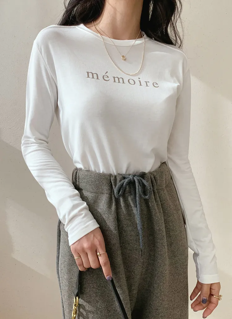 memorieラウンドTシャツ・全4色 | DHOLIC | 詳細画像1