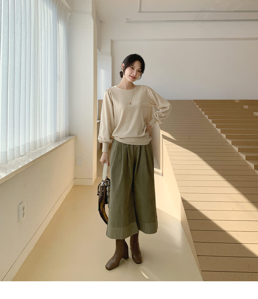 コーデュロイタックワイドパンツ・全4色 | DHOLIC PLUS | 詳細画像3