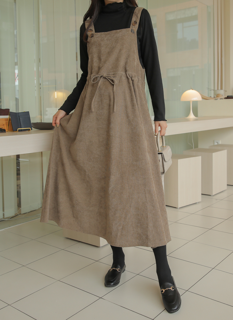 ドローストリングコーデュロイサロペットスカート レディースファッション通販 Dholicディーホリック ファストファッション 水着 ワンピース