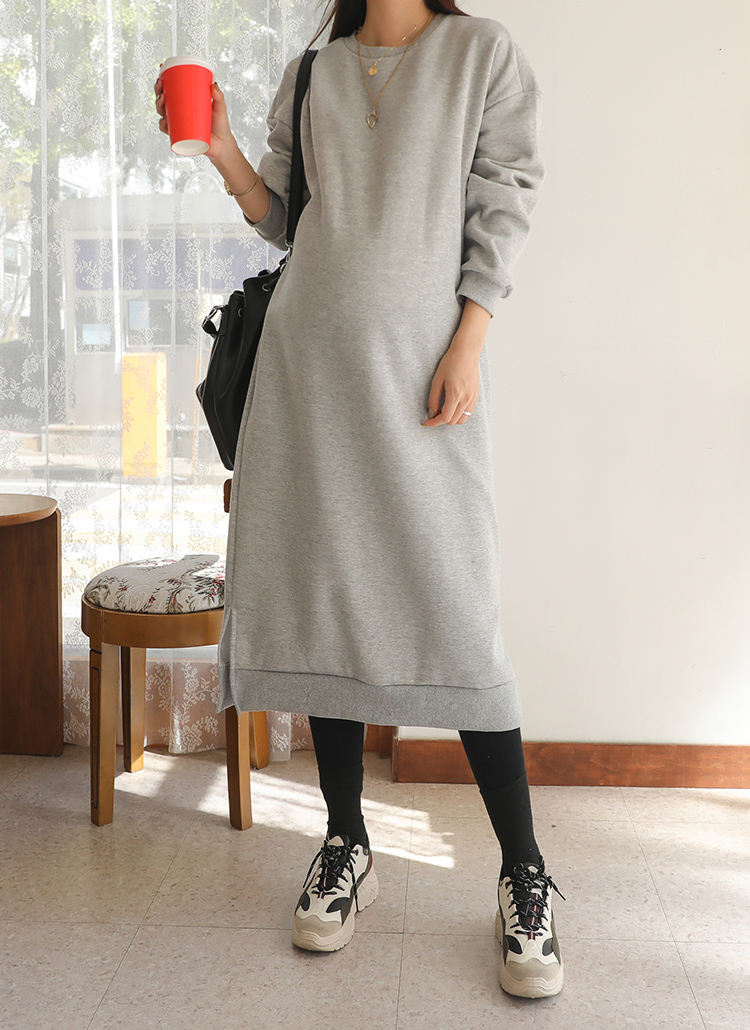裏起毛ロングスウェットワンピース レディースファッション通販 Dholic 裏起毛ロングスウェットワンピース レディースファッション通販 Dholic
