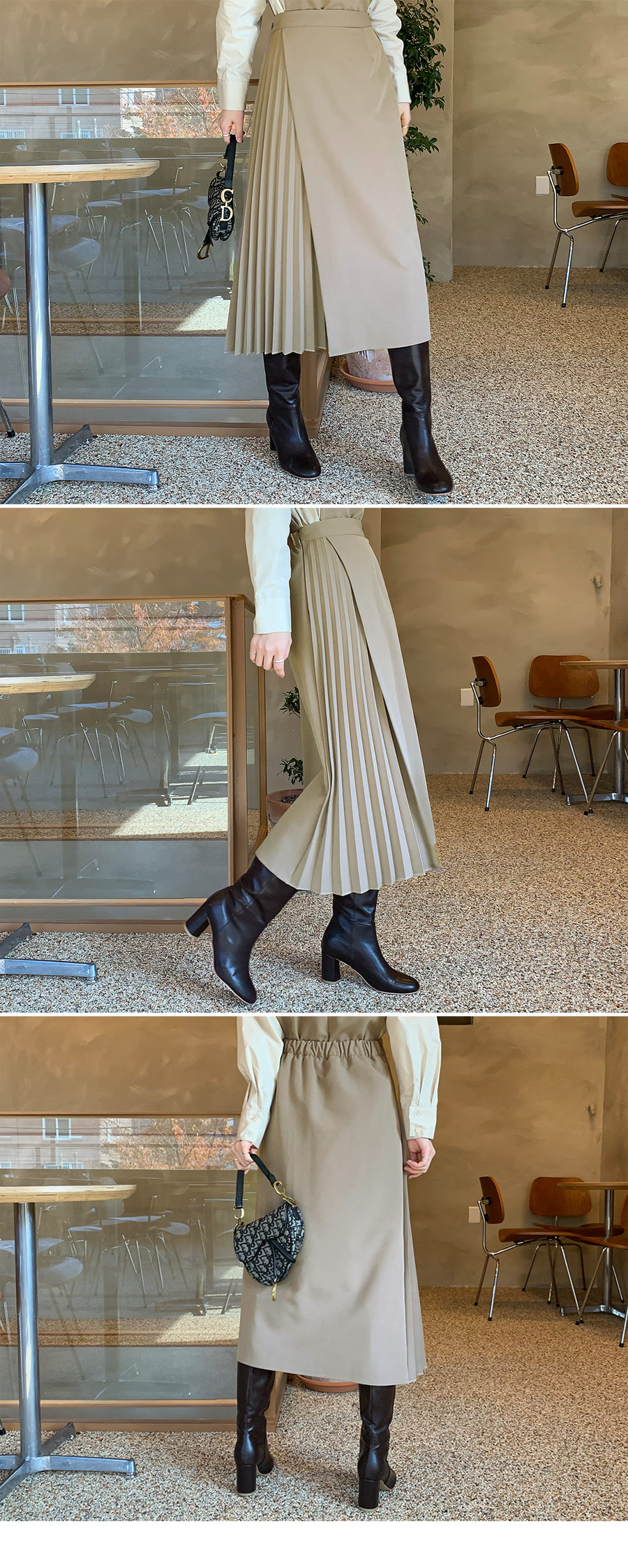 サイドプリーツスカート・全2色 | DHOLIC PLUS | 詳細画像2