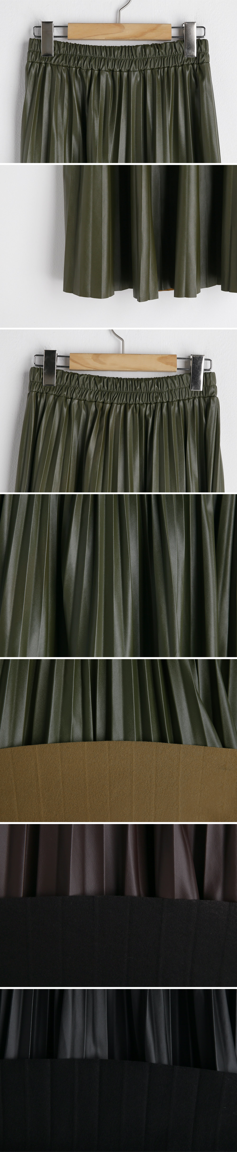 エコレザープリーツスカート・全3色 | DHOLIC PLUS | 詳細画像19