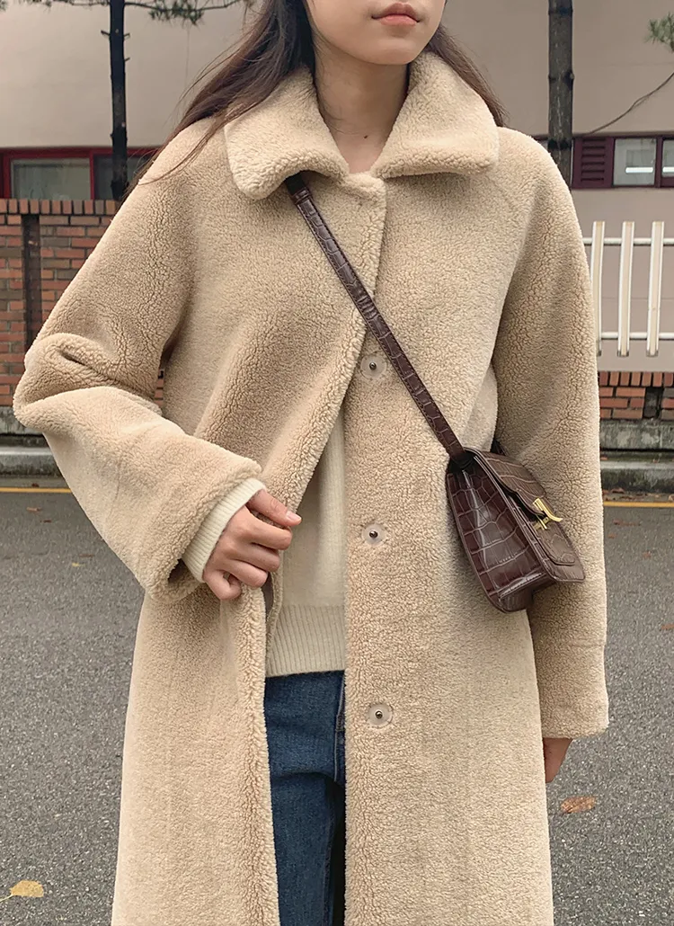 フェイクスエード裏地ボアコート | レディースファッション通販 - DHOLIC 