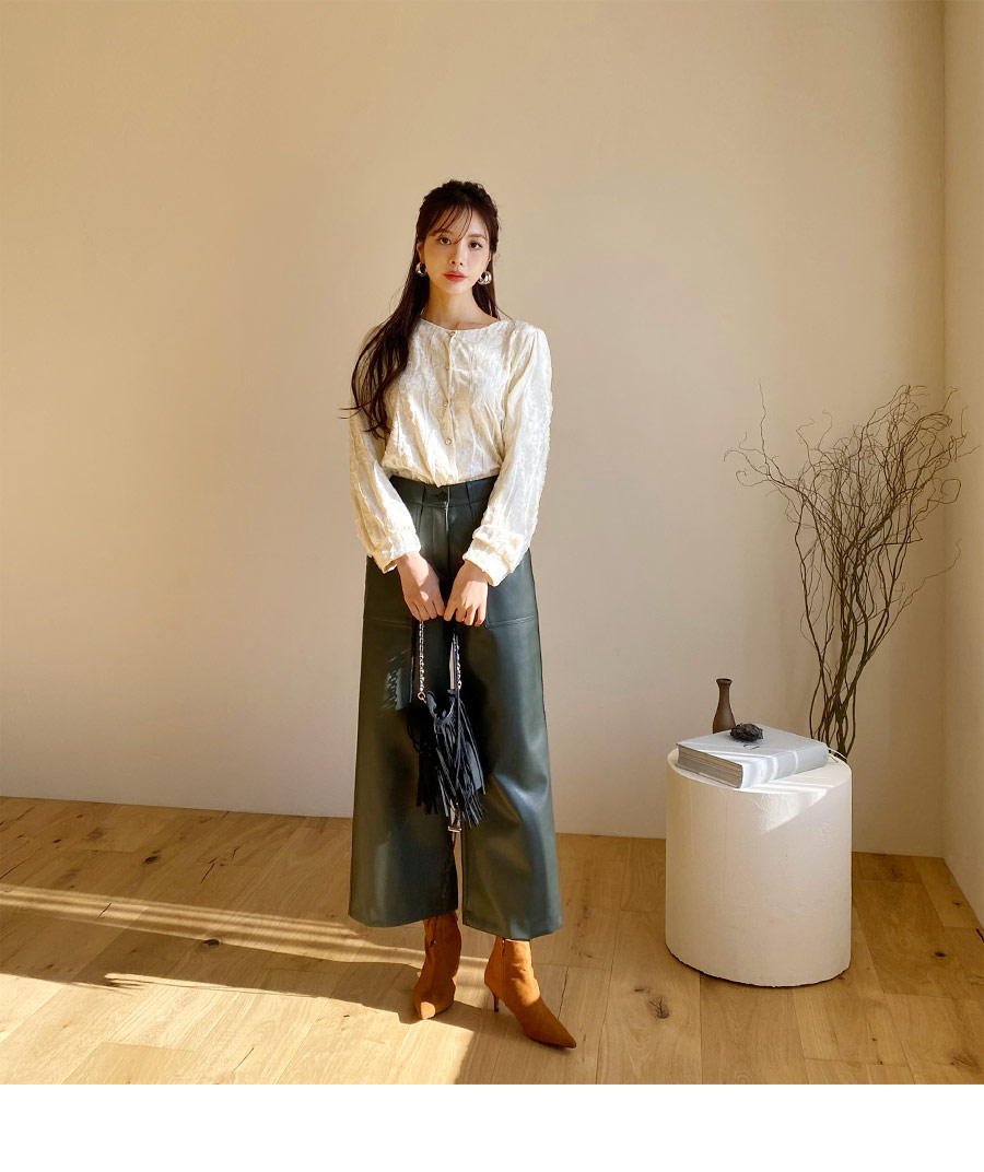 ベロアレースブラウス・全2色 | DHOLIC PLUS | 詳細画像5