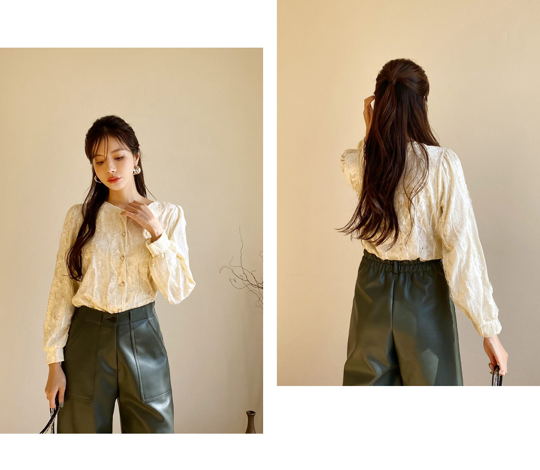 ベロアレースブラウス・全2色 | DHOLIC PLUS | 詳細画像7