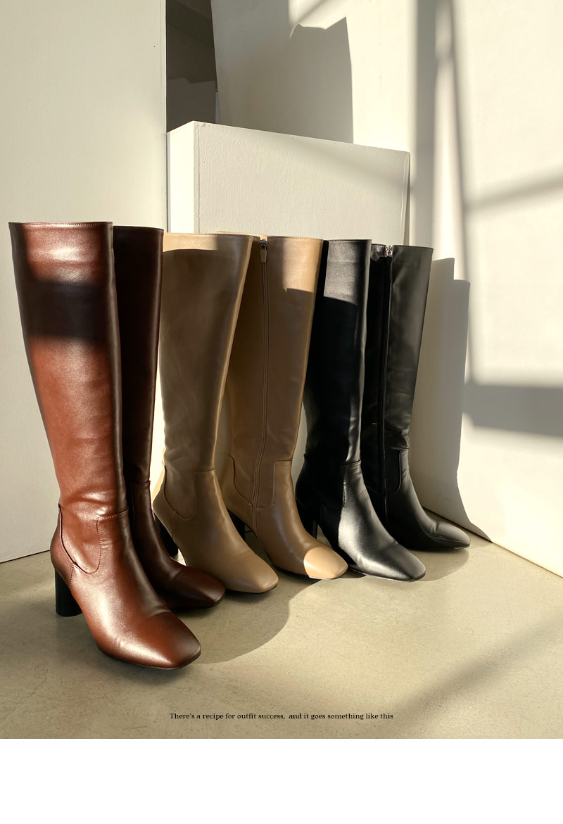 裏起毛ステッチロングブーツ・全3色 | DHOLIC PLUS | 詳細画像2