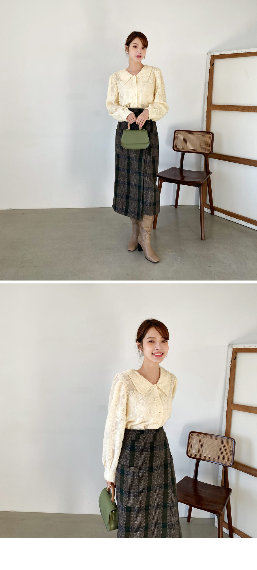 裏起毛ステッチロングブーツ・全3色 | DHOLIC PLUS | 詳細画像4