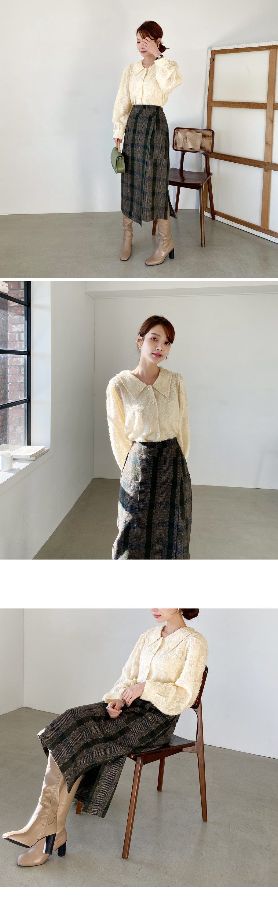 裏起毛ステッチロングブーツ・全3色 | DHOLIC PLUS | 詳細画像6