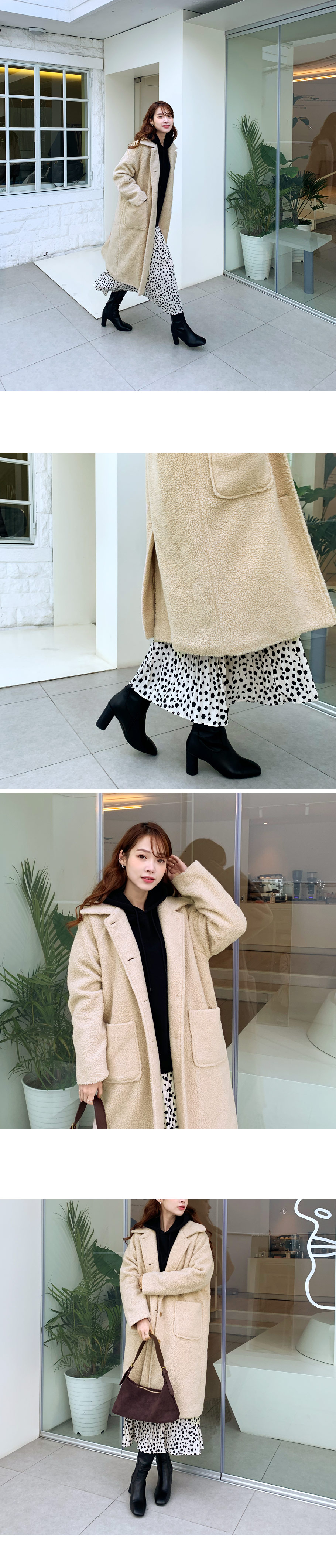 裏起毛ステッチロングブーツ・全3色 | DHOLIC PLUS | 詳細画像13