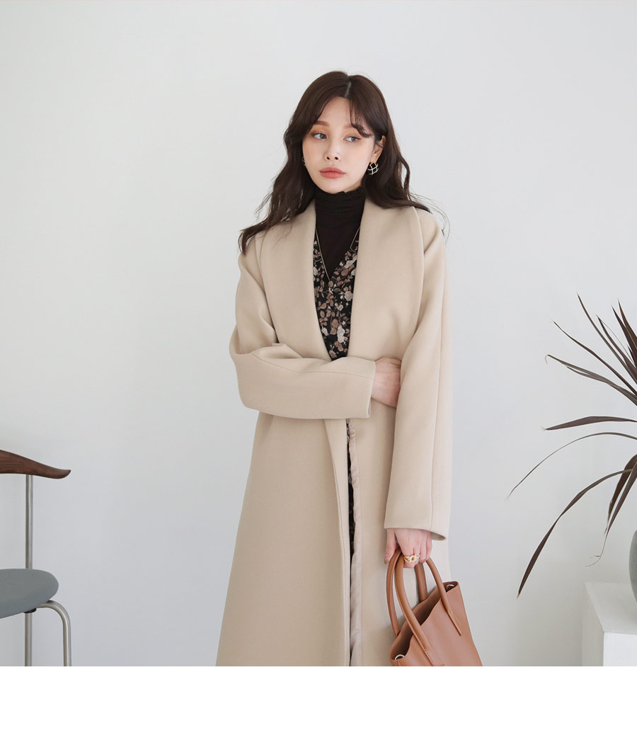 DHOLIC ストラップ付ロングコート ストラップ付ロングコート・全2色 | レディースファッション通販