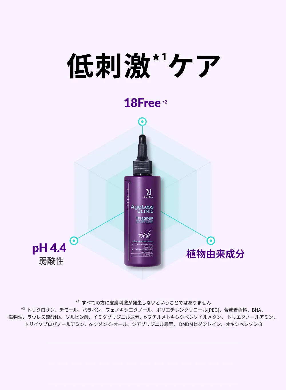 [ルートヘア] エイジレスクリニックトリートメント 210ml | 詳細画像5