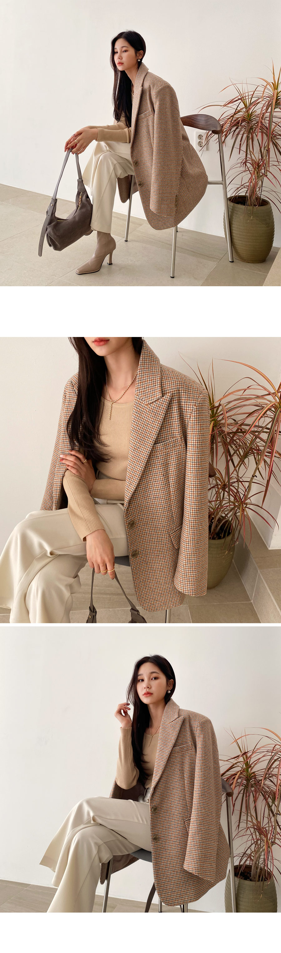 ハウンドトゥースジャケット・全2色 | DHOLIC | 詳細画像6