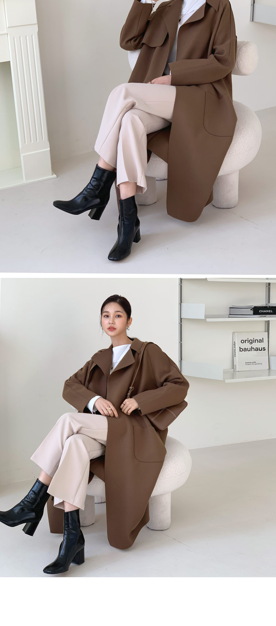 カラーロングコート・全4色 | DHOLIC | 詳細画像3