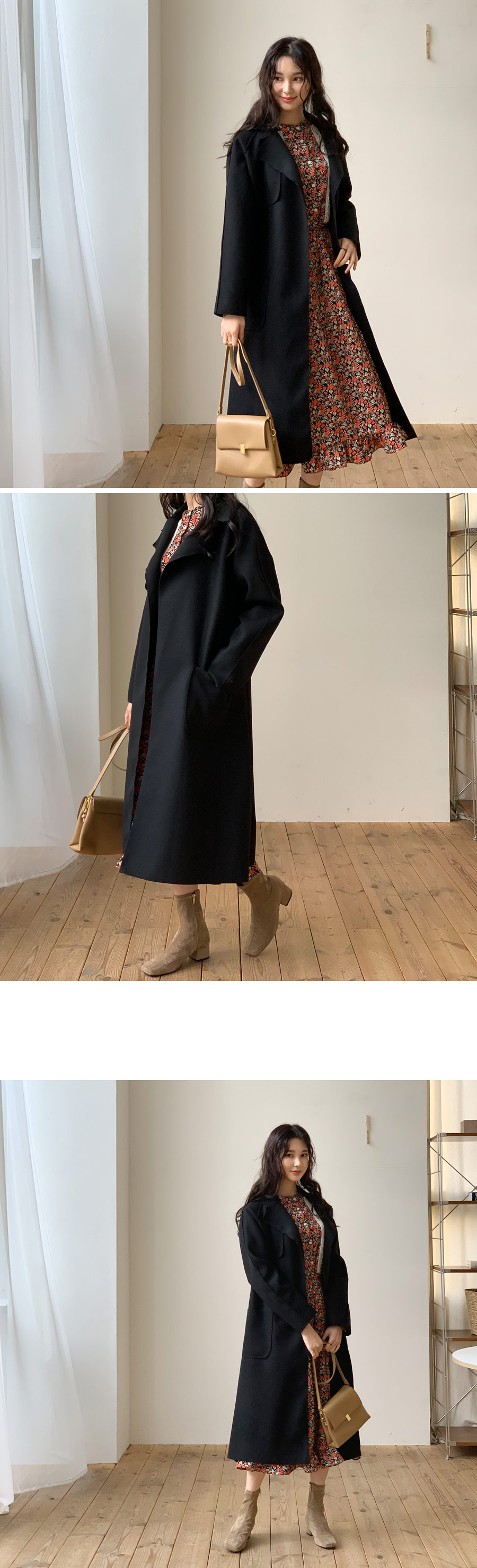 カラーロングコート・全4色 | DHOLIC | 詳細画像8