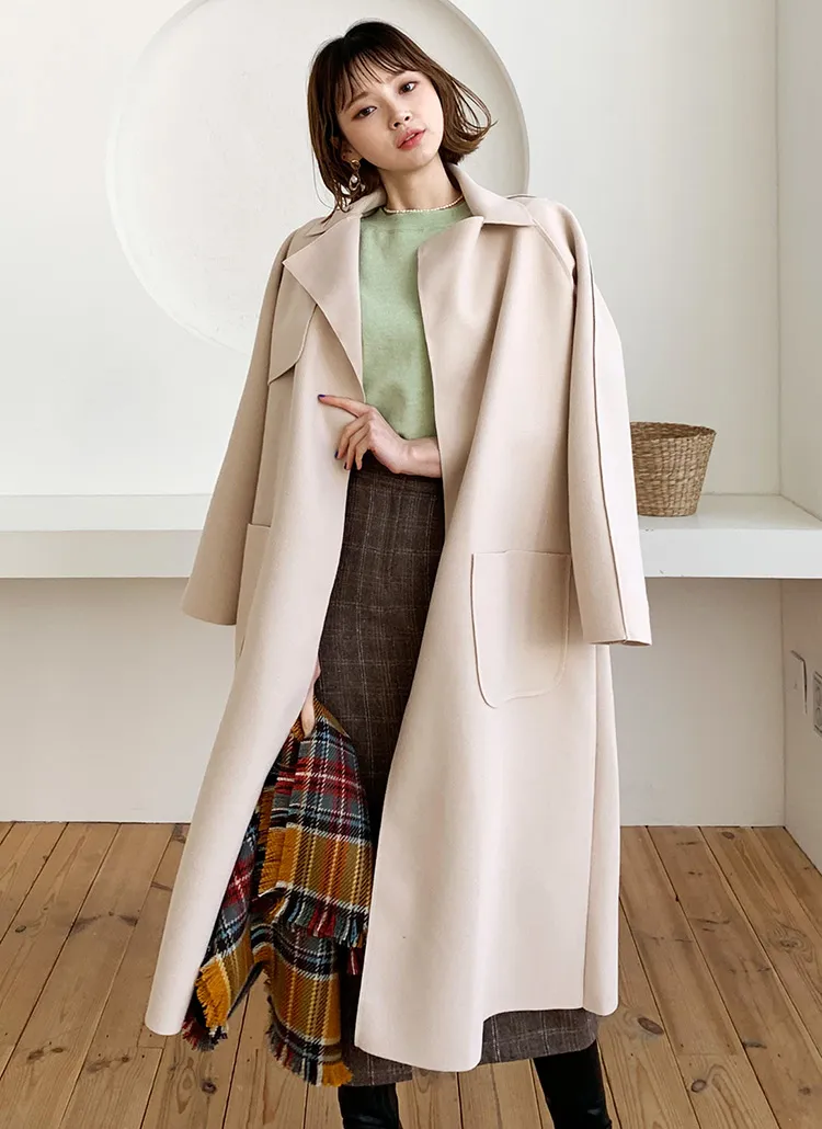 カラーロングコート・全4色 | DHOLIC | 詳細画像1