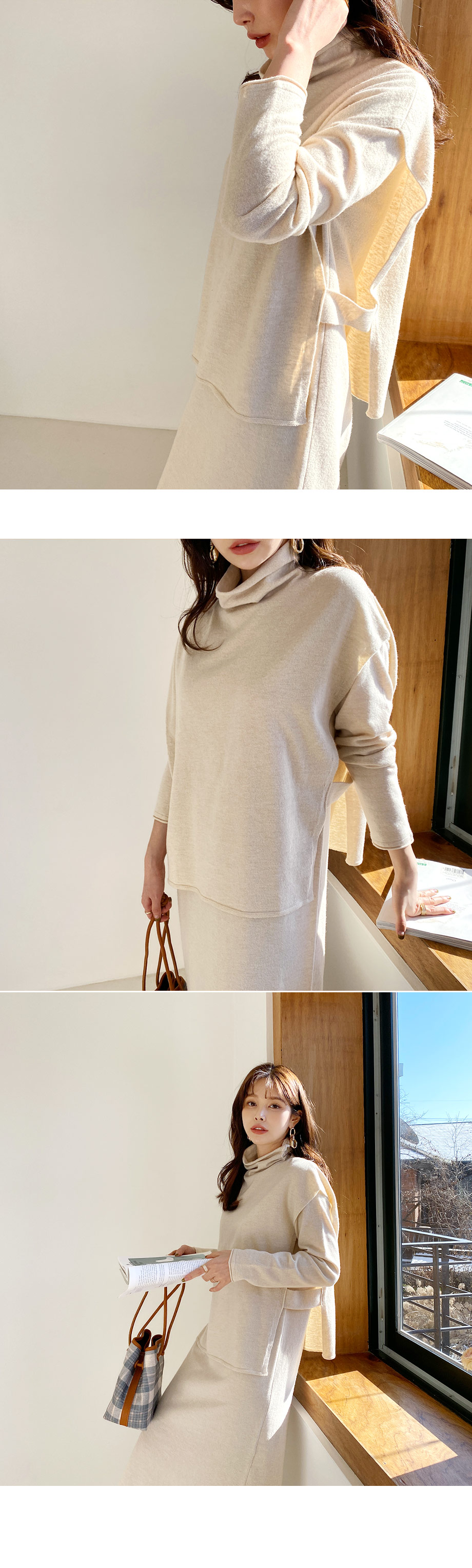 ベスト付ニットワンピース・全2色 | DHOLIC PLUS | 詳細画像3