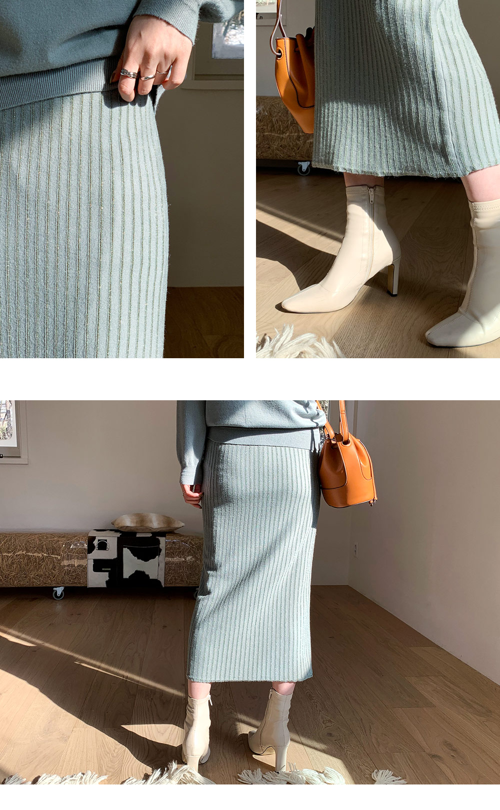 グリッターラインニットスカート・全3色 | DHOLIC PLUS | 詳細画像6