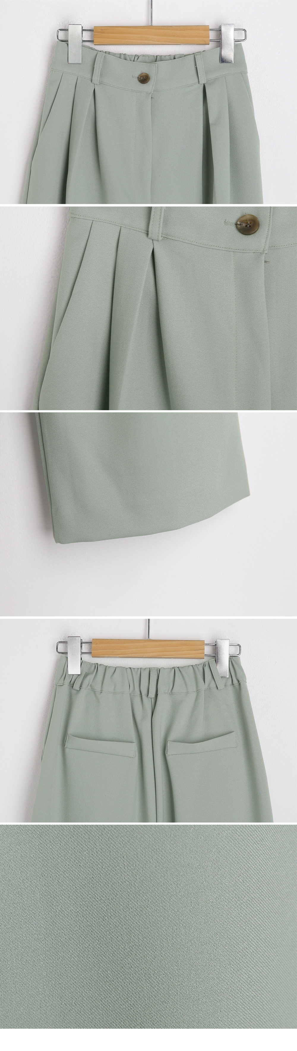 ポケットボタンスカート&タックワイドスラックスSET・全2色 | DHOLIC | 詳細画像12