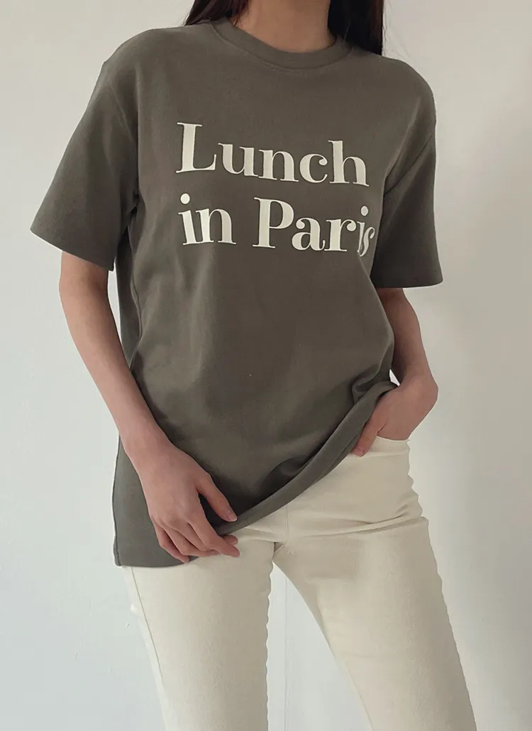 ピーチ起毛Paris半袖Tシャツ | urbanfranc | 詳細画像1