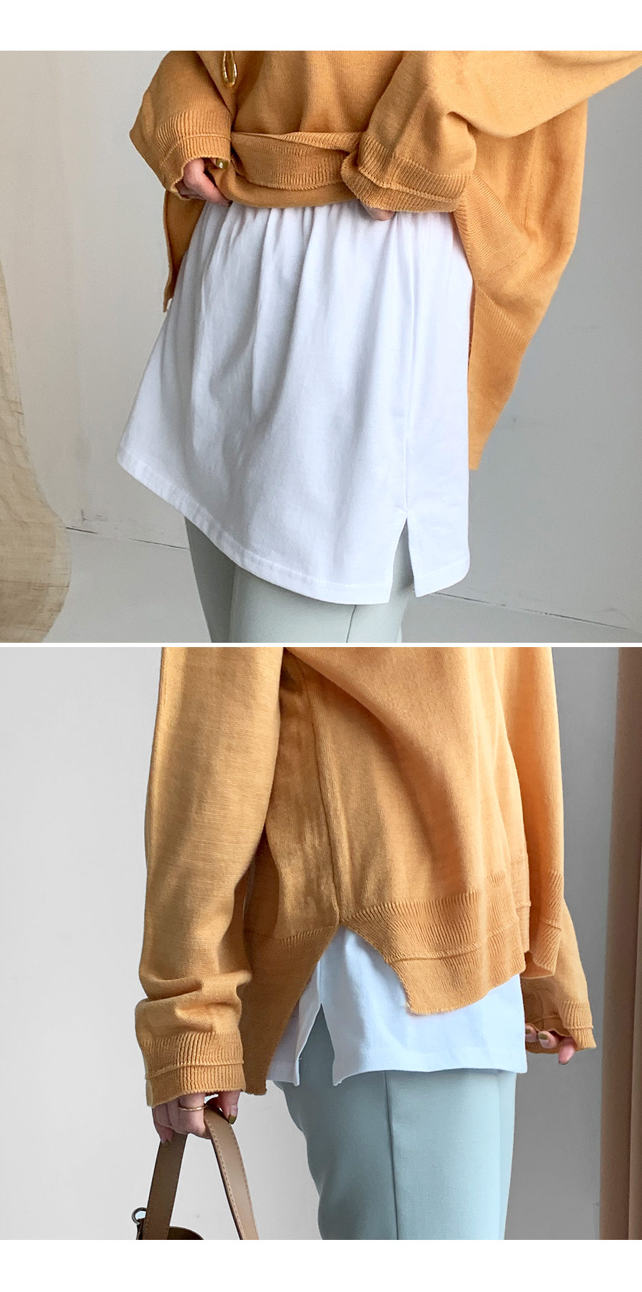 レイヤードスカート・全1色 | DHOLIC PLUS | 詳細画像3