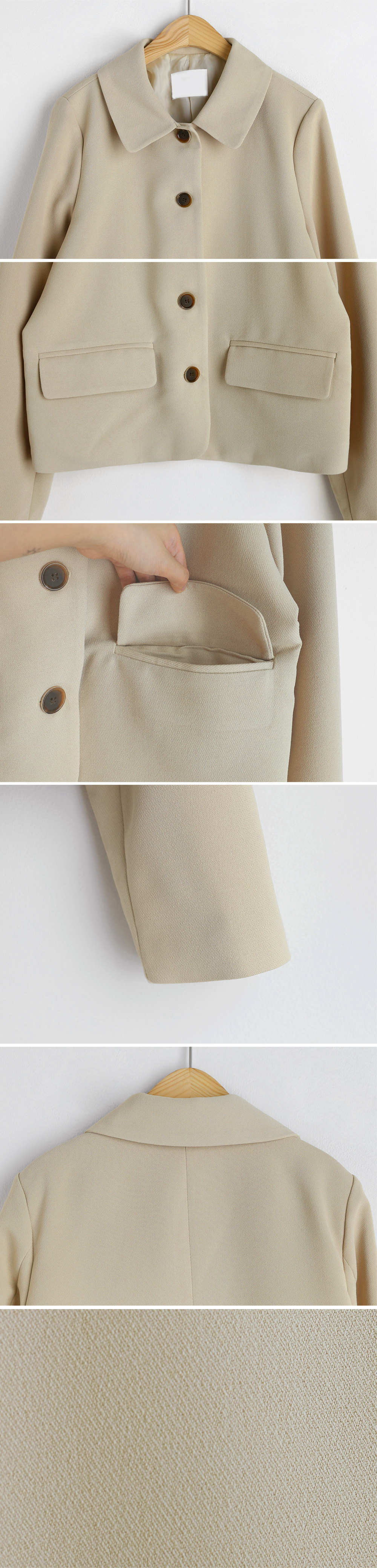 ボタンショートジャケット・全2色 | DHOLIC | 詳細画像13