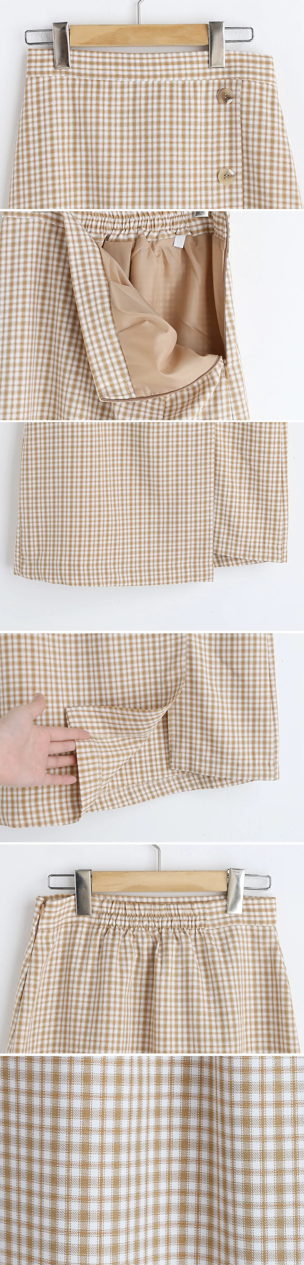 チェックボタンスカート・全3色 | DHOLIC | 詳細画像16