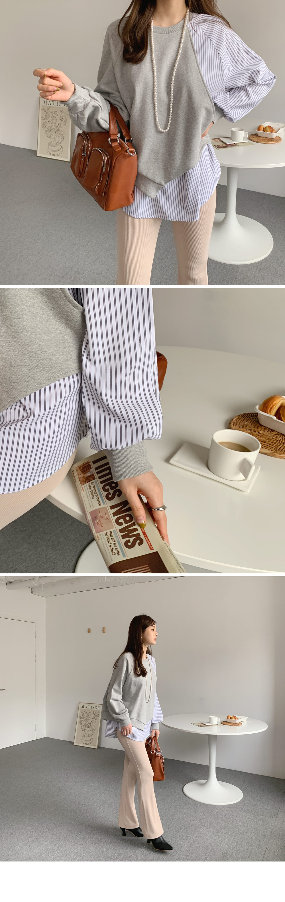 リブフレアパンツ・全4色 | DHOLIC PLUS | 詳細画像6