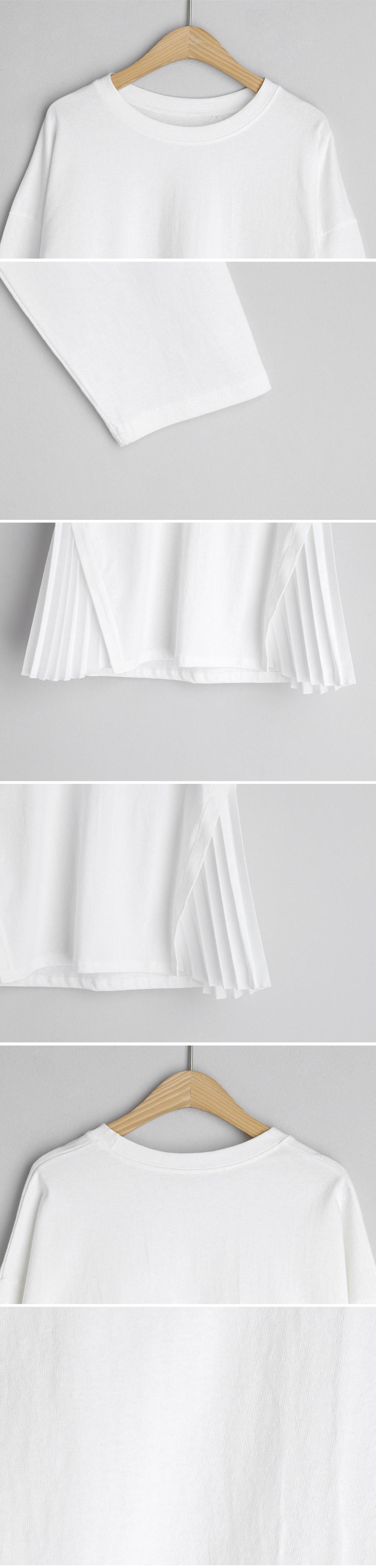 サイドプリーツフレアTシャツ・全2色 | DHOLIC PLUS | 詳細画像24