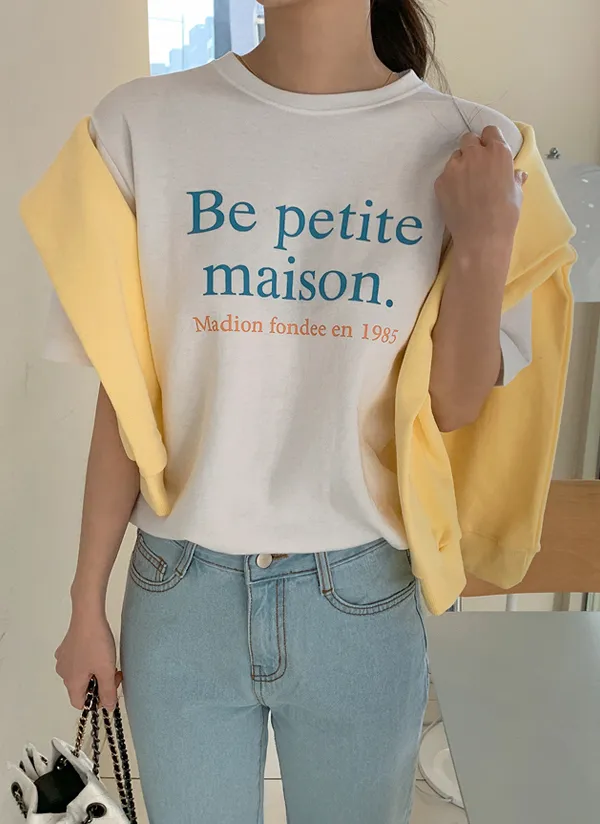 maison半袖Tシャツ | mayblue | 詳細画像1