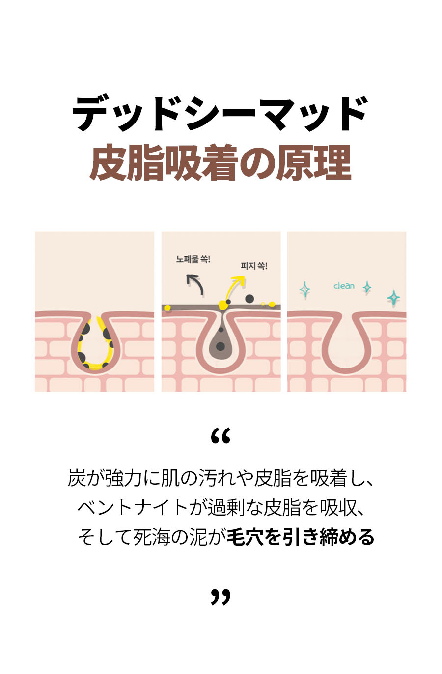 デッドシーマッド(死海の泥)ノーシーバムマスク