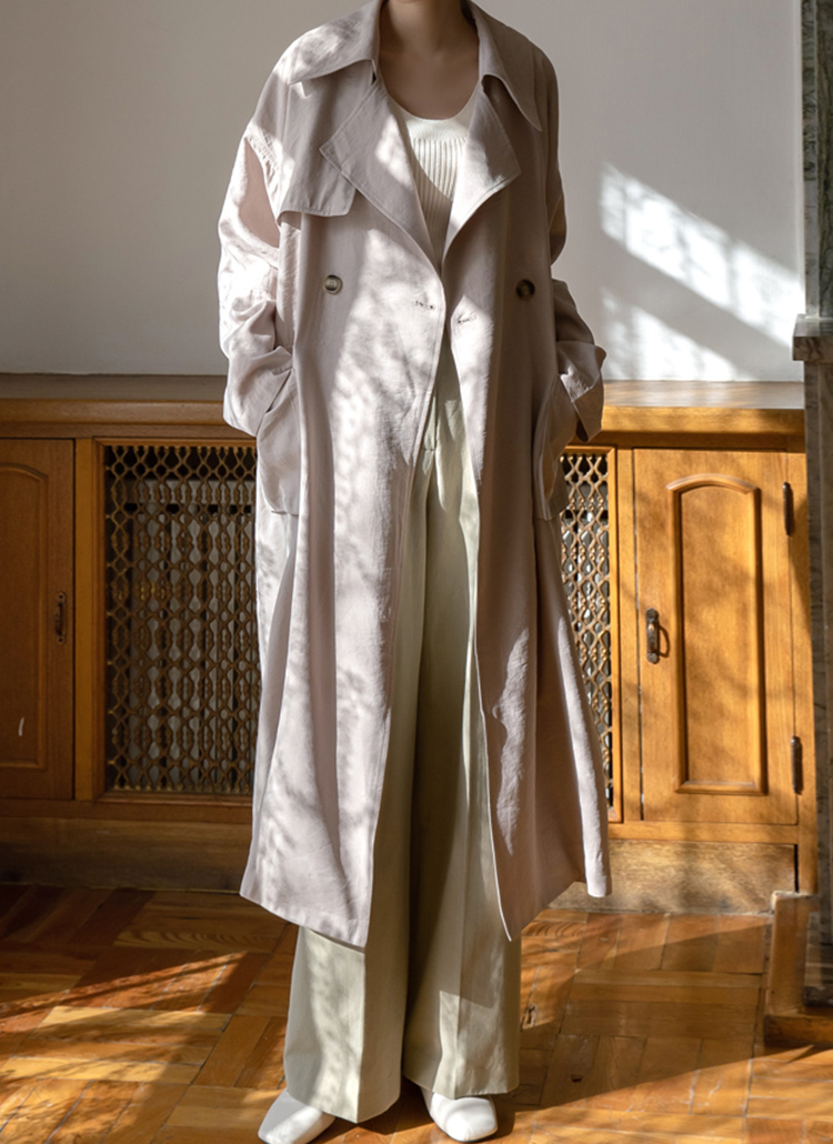 ドロップショルダートレンチコート レディースファッション通販 Dholic 公式