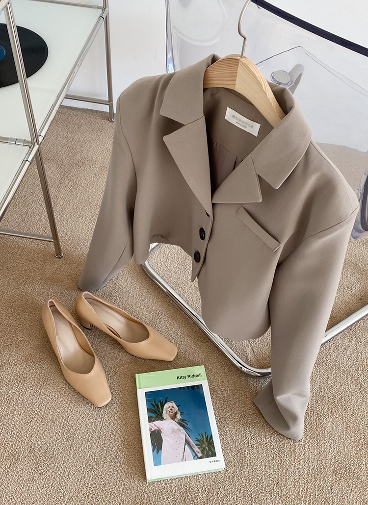 クロップドジャケット・全2色 | レディースファッション通販 - DHOLIC