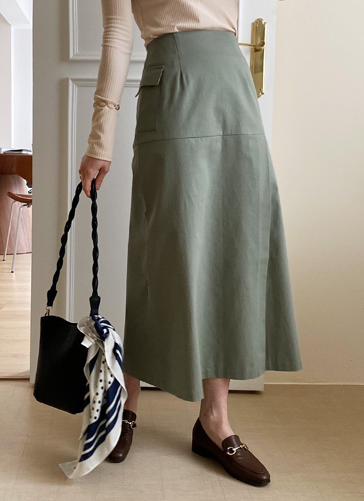 サイドポケットスカート・全3色 | DHOLIC | 詳細画像1