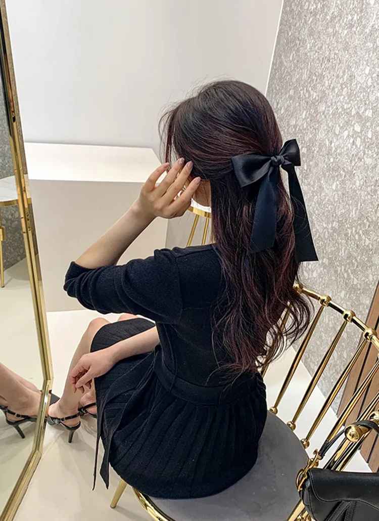 ロングリボンヘアバレッタ | minagram | 詳細画像1