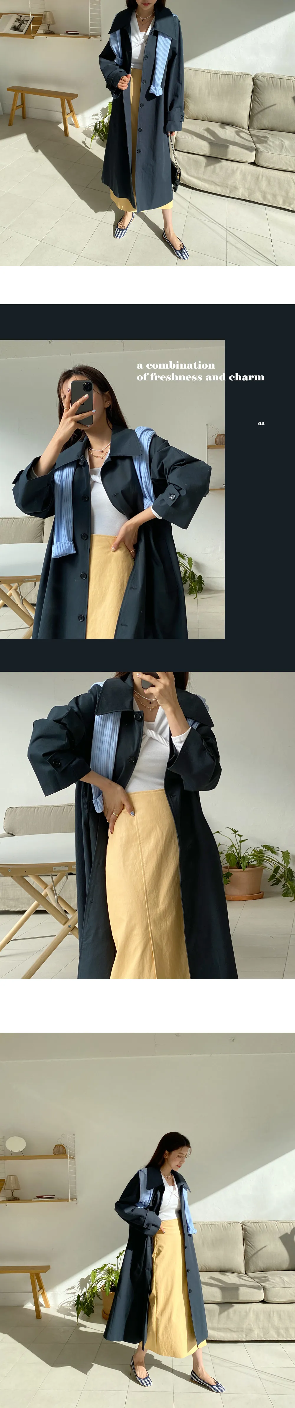 スリットレザー調スカート・全3色 | DHOLIC | 詳細画像15