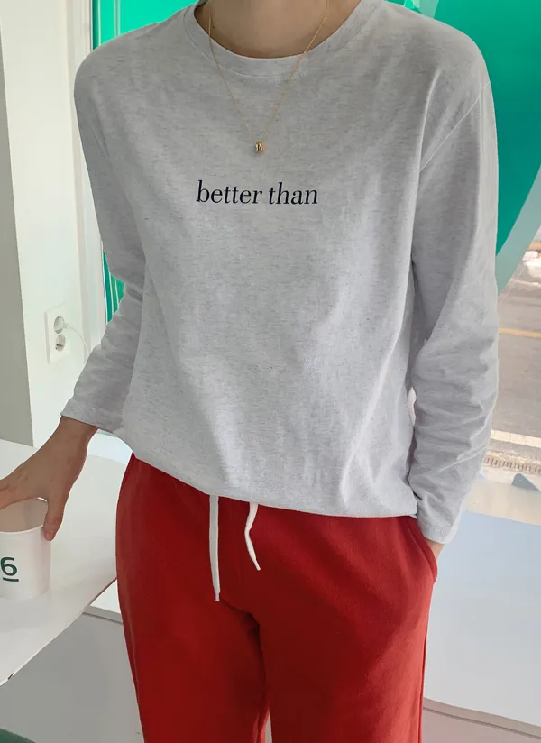 better thanロゴTシャツ | mayblue | 詳細画像1