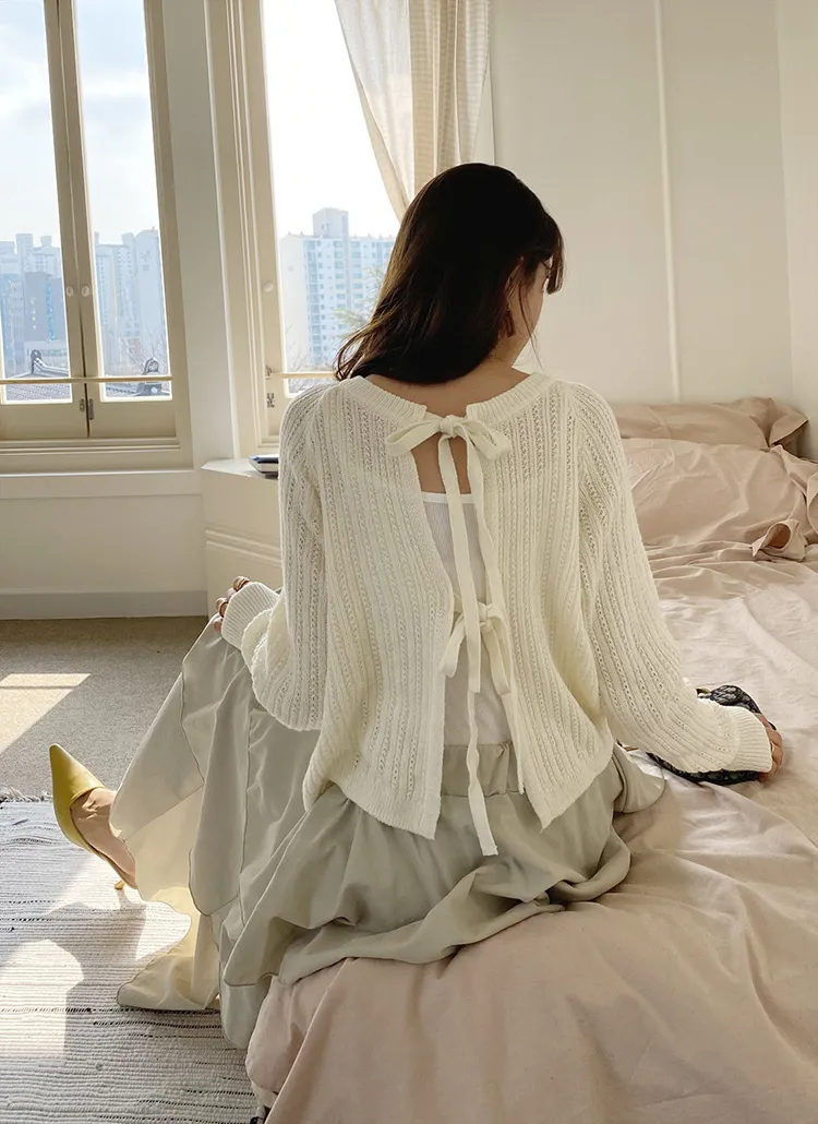 2WAYリボンカーディガン・全4色 | DHOLIC | 詳細画像1