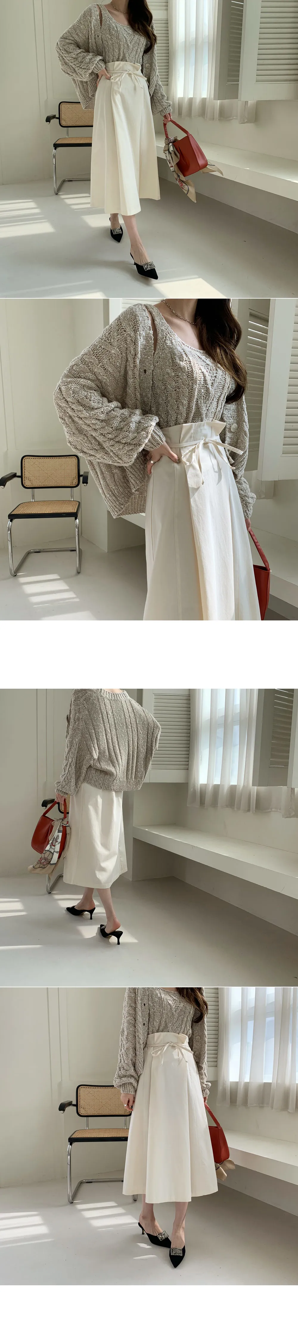 タックリボンスカート・全3色 | DHOLIC PLUS | 詳細画像2