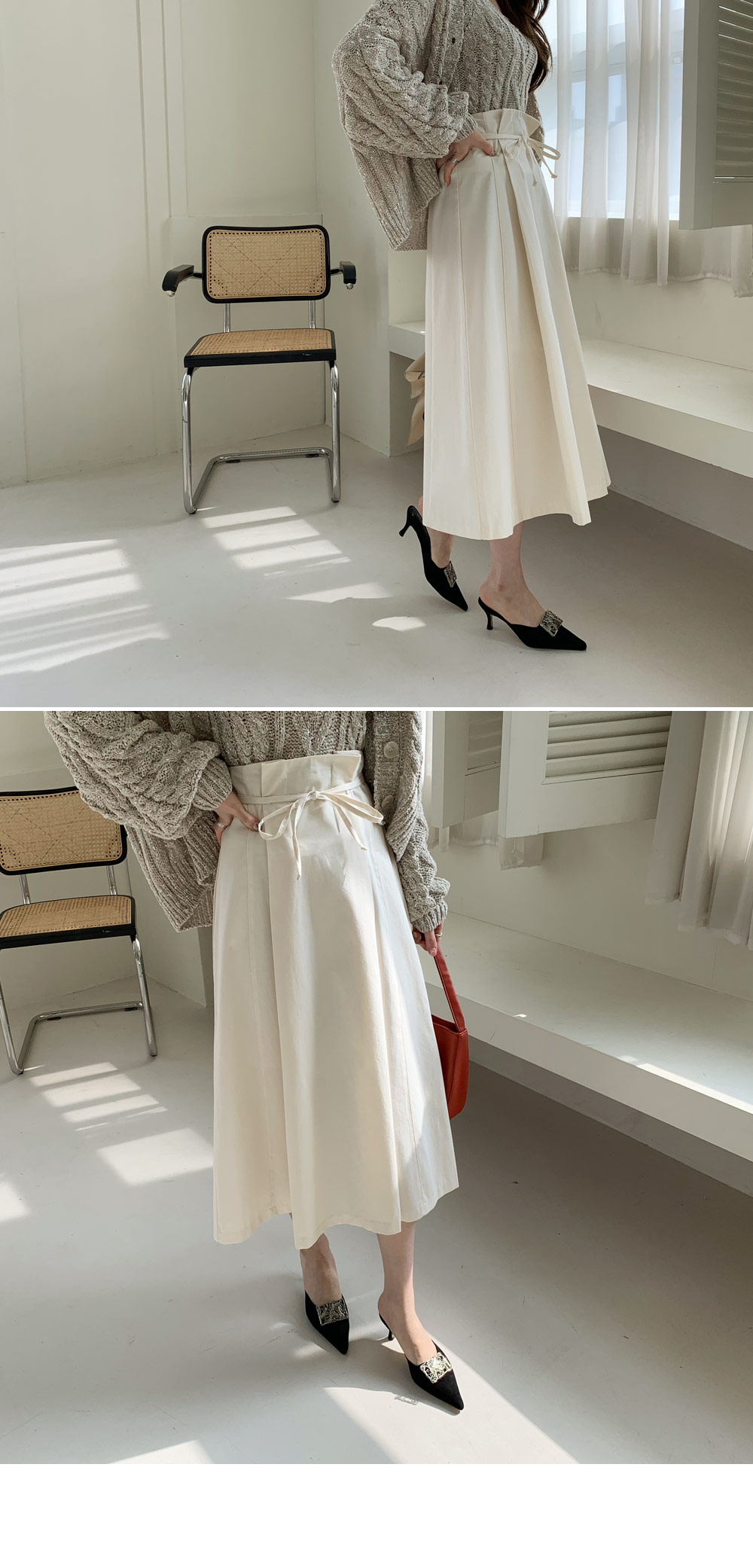 タックリボンスカート・全3色 | DHOLIC PLUS | 詳細画像6