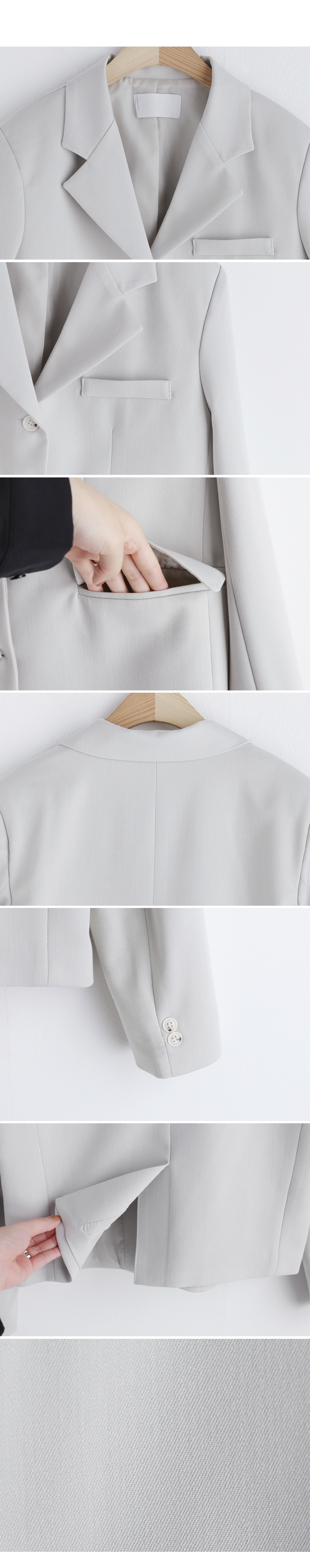 4ボタンジャケット&Hラインサイドスリットスカート・全3色 | DHOLIC | 詳細画像16