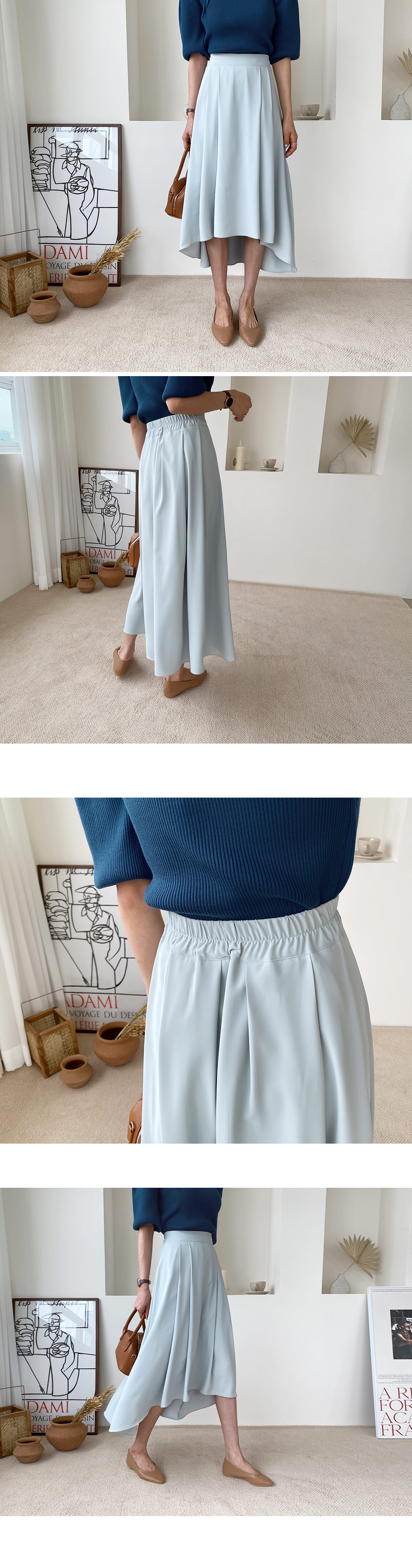 フレアアンバランススカート・全3色 | DHOLIC | 詳細画像2