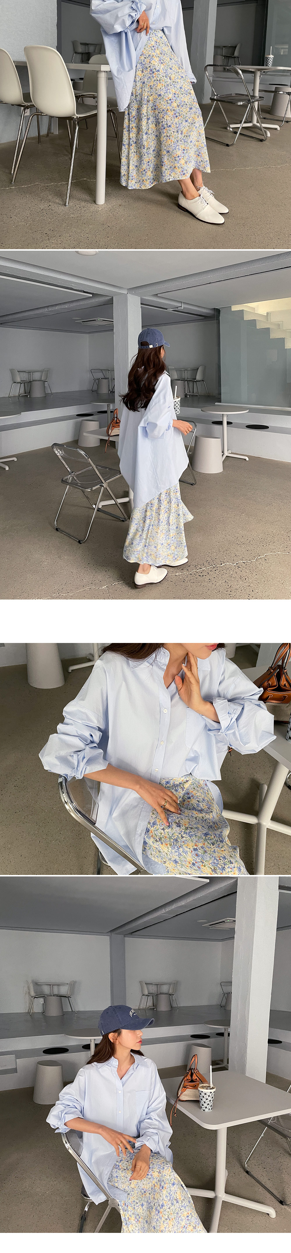 フローラルロングスカート・全2色 | DHOLIC | 詳細画像7
