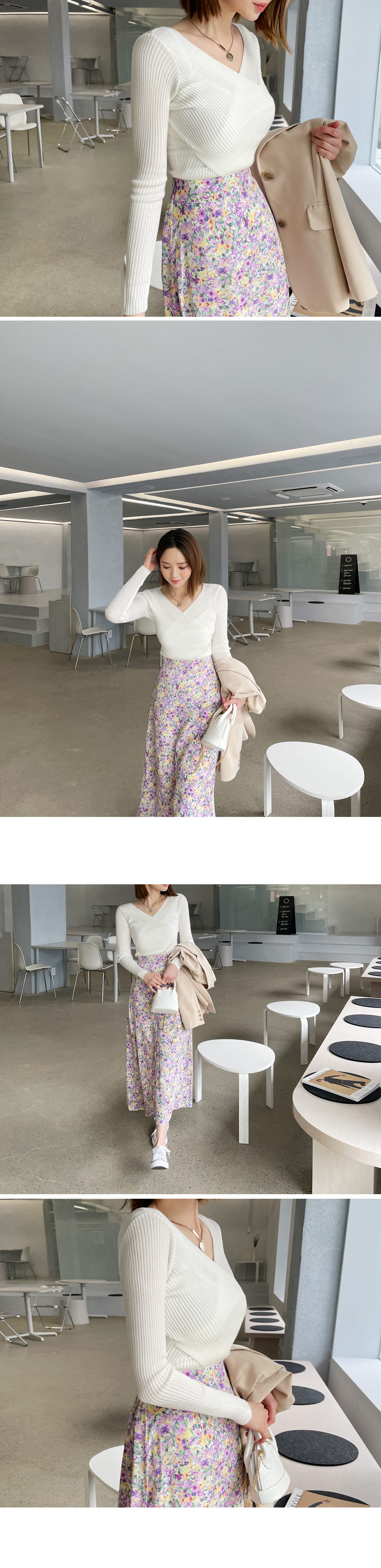 フローラルロングスカート・全2色 | DHOLIC | 詳細画像11