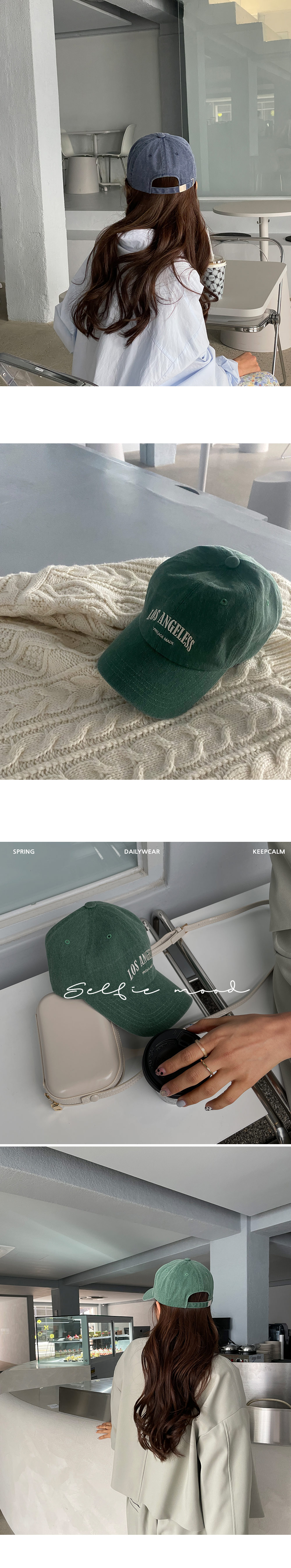 刺繍レタリングキャップ・全6色 | DHOLIC | 詳細画像4