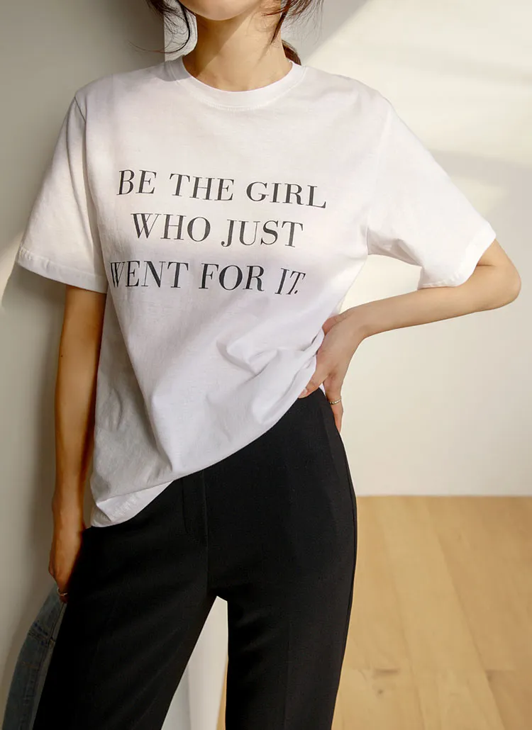 BE THE GIRL半袖Tシャツ | chichera | 詳細画像1