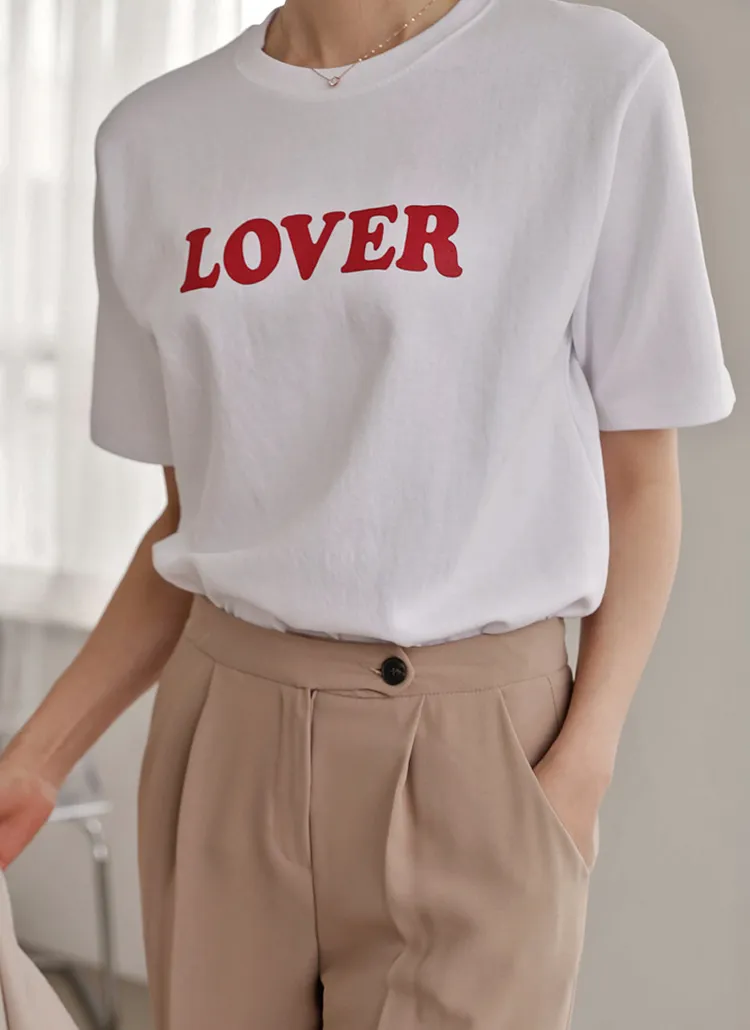 LOVER半袖Tシャツ | chicfox | 詳細画像1