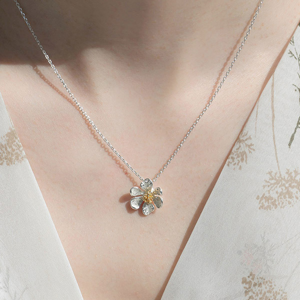 フラワーモチーフネックレス | レディースファッション通販 - DHOLIC