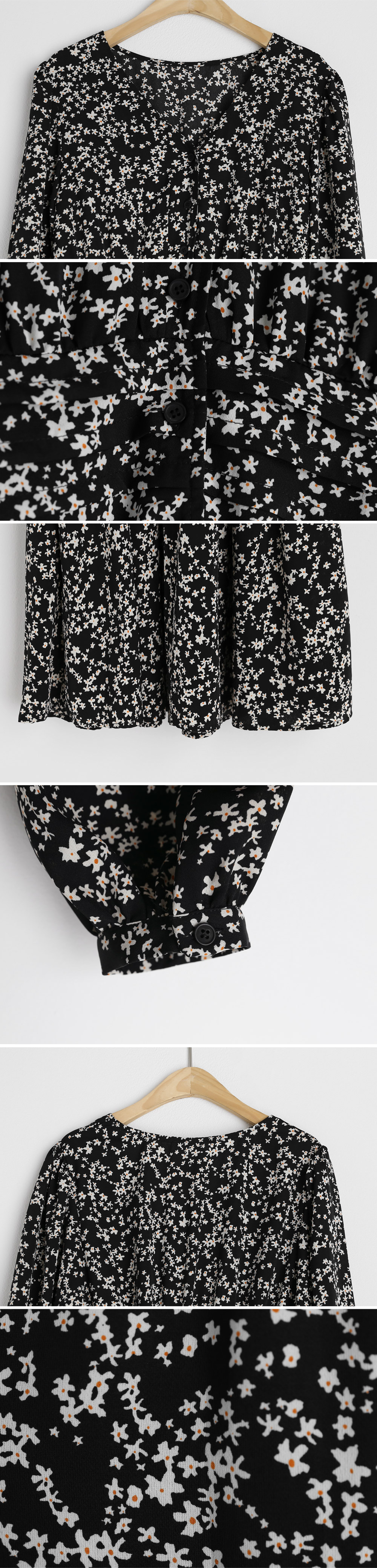 CHICWISH★前ボタン花柄Vネックワンピース☆ ≪USED≫小花柄Vネックワンピース｜ファッション通販のSTRIPE CLUB